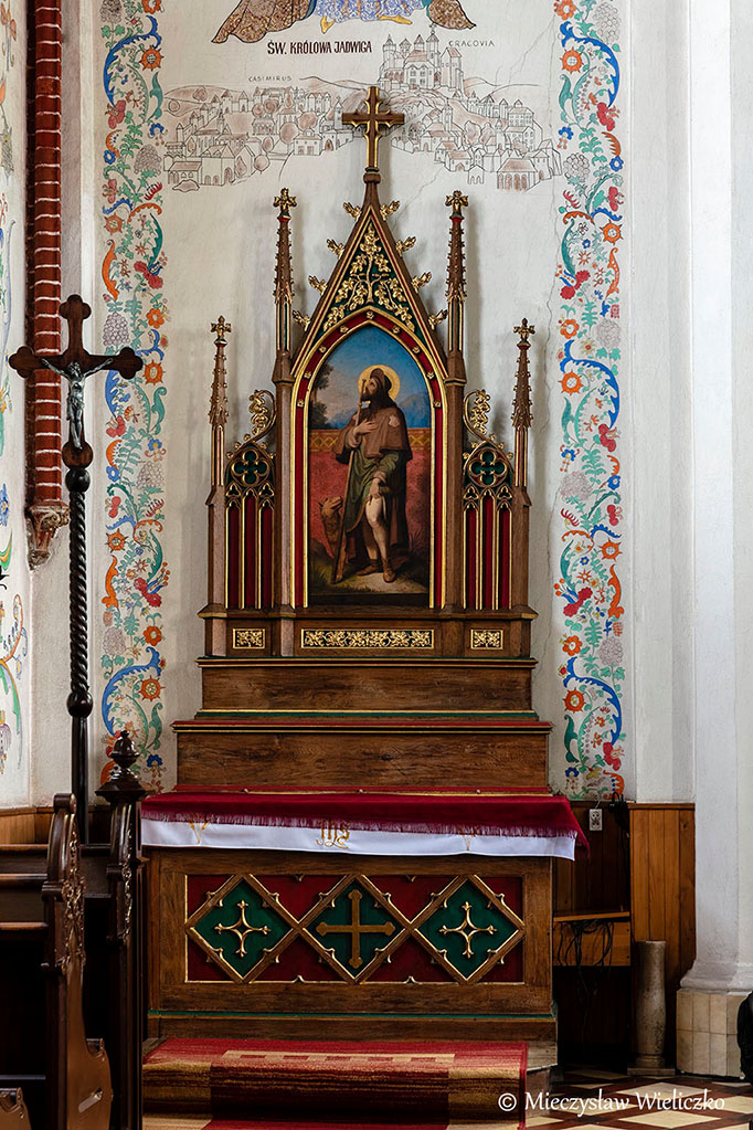 Dywity-kościół z 1893 roku, ołtarz lewy