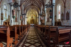 Dywity-kościół neogotycki z 1893 roku, wnętrze